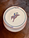 Western Bucking Horse Plates