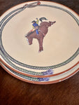 Western Bucking Horse Plates