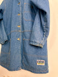 Big Smith Lined Denim Chore Coat Small