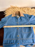 Big Smith Lined Denim Chore Coat Small