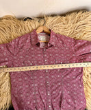 Pearl Snap Western Shirt Womens L