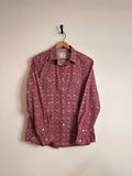 Pearl Snap Western Shirt Womens L